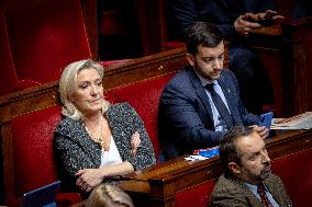 Session of questions to the gouvernment at the National Assembly - Paris AJ