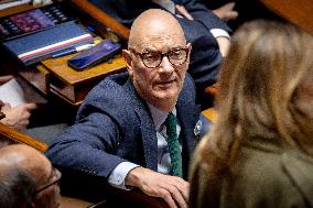 Session of questions to the gouvernment at the National Assembly - Paris AJ