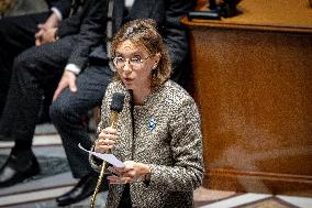Session of questions to the gouvernment at the National Assembly - Paris AJ