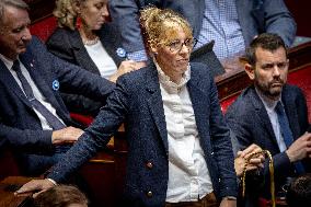 Session of questions to the gouvernment at the National Assembly - Paris AJ