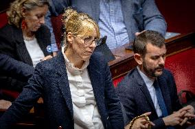 Session of questions to the gouvernment at the National Assembly - Paris AJ