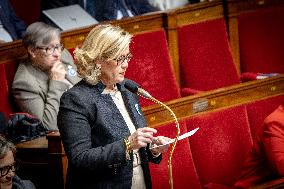 Session of questions to the gouvernment at the National Assembly - Paris AJ