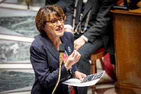 Session of questions to the gouvernment at the National Assembly - Paris AJ