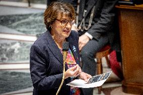 Session of questions to the gouvernment at the National Assembly - Paris AJ