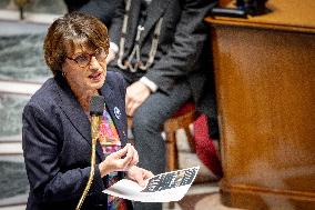 Session of questions to the gouvernment at the National Assembly - Paris AJ