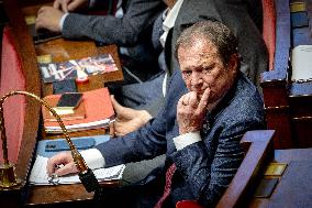 Session of questions to the gouvernment at the National Assembly - Paris AJ