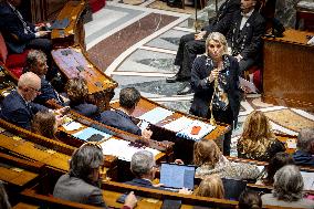 Session of questions to the gouvernment at the National Assembly - Paris AJ