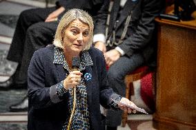 Session of questions to the gouvernment at the National Assembly - Paris AJ