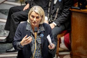 Session of questions to the gouvernment at the National Assembly - Paris AJ