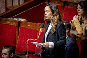 Session of questions to the gouvernment at the National Assembly - Paris AJ