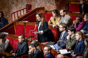 Session of questions to the gouvernment at the National Assembly - Paris AJ