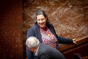 Session of questions to the gouvernment at the National Assembly - Paris AJ