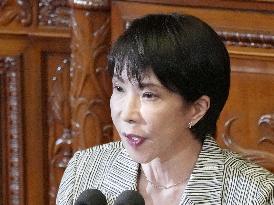 Japan PM Takaichi in parliament