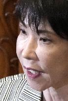 Japan PM Takaichi in parliament