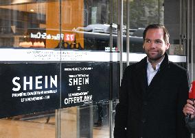 Karl-Stephane Cottendin Arrives At BHV - Paris