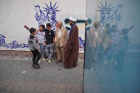 Iranians Rally At Former US Embassy - Tehran