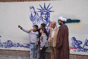 Iranians Rally At Former US Embassy - Tehran