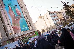Iranians Rally At Former US Embassy - Tehran