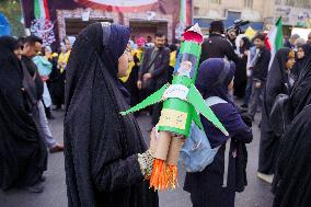 Iranians Rally At Former US Embassy - Tehran