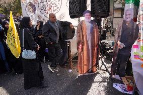 Iranians Rally At Former US Embassy - Tehran