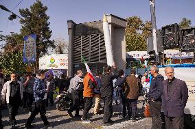 Iranians Rally At Former US Embassy - Tehran