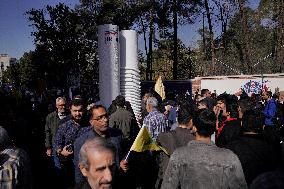 Iranians Rally At Former US Embassy - Tehran