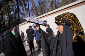 Iranians Rally At Former US Embassy - Tehran