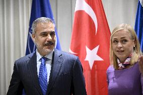 Turkish Foreign Minister Hakan Fidan visits Helsinki