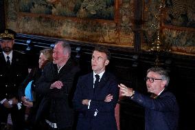 President Macron Visits the Pierre Loti House - Rochefort