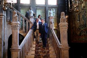 President Macron Visits the Pierre Loti House - Rochefort