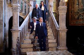 President Macron Visits the Pierre Loti House - Rochefort
