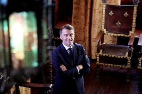 President Macron Visits the Pierre Loti House - Rochefort