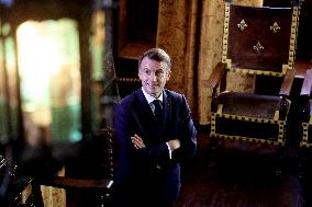 President Macron Visits the Pierre Loti House - Rochefort
