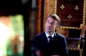 President Macron Visits the Pierre Loti House - Rochefort
