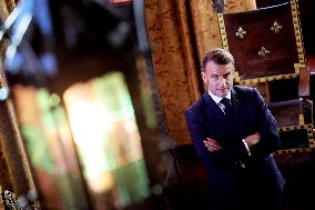 President Macron Visits the Pierre Loti House - Rochefort