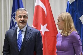 Turkish Foreign Minister Hakan Fidan visits Helsinki