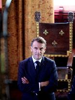 President Macron Visits the Pierre Loti House - Rochefort
