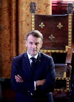 President Macron Visits the Pierre Loti House - Rochefort