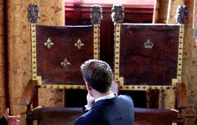 President Macron Visits the Pierre Loti House - Rochefort