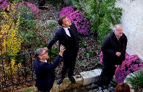 President Macron Visits the Pierre Loti House - Rochefort