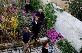 President Macron Visits the Pierre Loti House - Rochefort