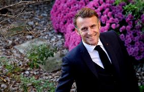 President Macron Visits the Pierre Loti House - Rochefort