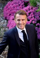 President Macron Visits the Pierre Loti House - Rochefort