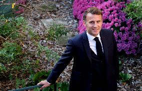 President Macron Visits the Pierre Loti House - Rochefort