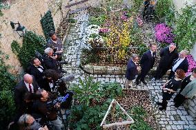 President Macron Visits the Pierre Loti House - Rochefort