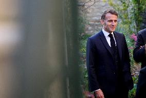 President Macron Visits the Pierre Loti House - Rochefort