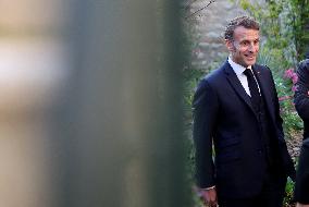 President Macron Visits the Pierre Loti House - Rochefort