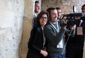 President Macron Visits the Pierre Loti House - Rochefort