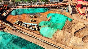 Qingdao Port Ore Terminal Yard