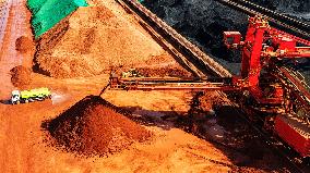 Qingdao Port Ore Terminal Yard